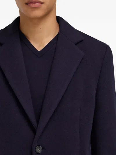 Ferragamo Single Breasted Jersey Blazer In Blue