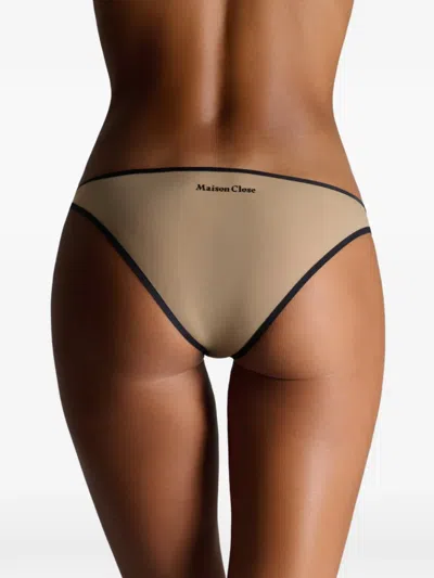 Maison Close La Parisienne Briefs In Neutral