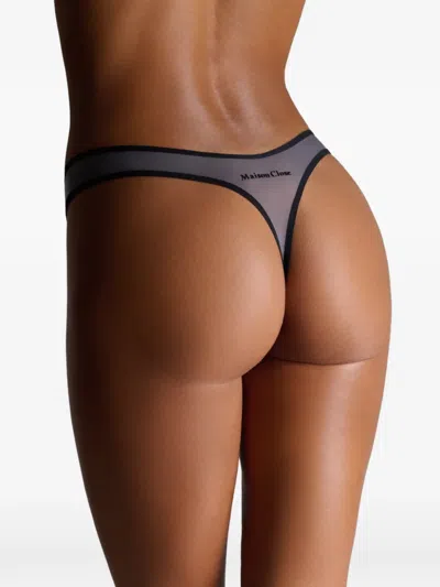 Maison Close La Parisienne Thong In Multi