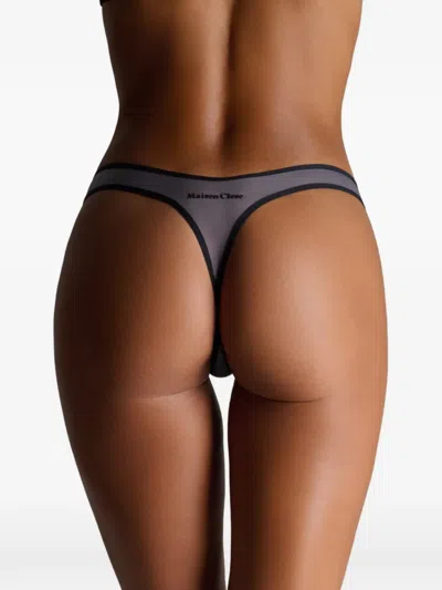 Maison Close La Parisienne Thong In Multi
