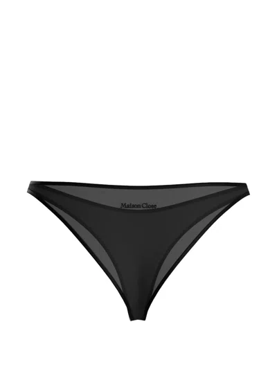 Maison Close La Parisienne Briefs In Black