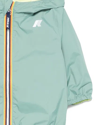 K-way Zip-up Jacket In Blue