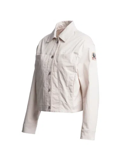 Parajumpers Buttoned Jacket In White