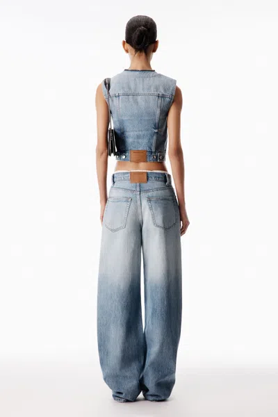 Alexander Wang Zip Silk Float Jean