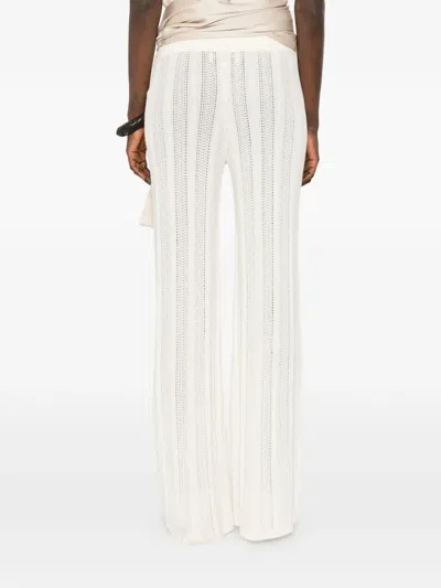 Bompard Elasticated-waist Trousers In White