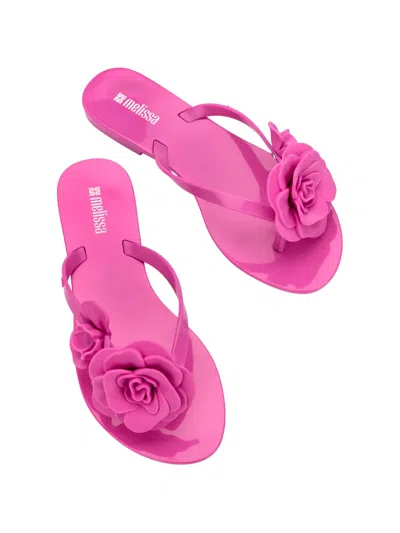 Melissa Harmonic Springtime Flip-flops In Pink