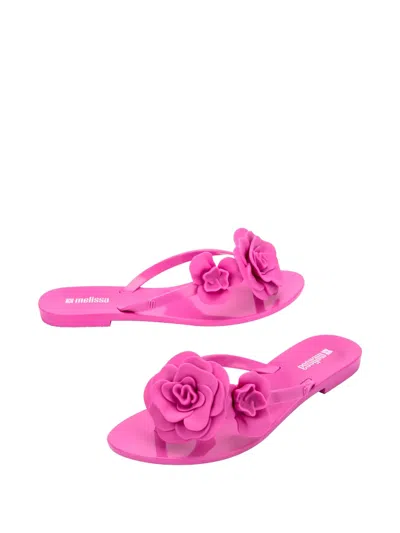 Melissa Harmonic Springtime Flip-flops In Pink