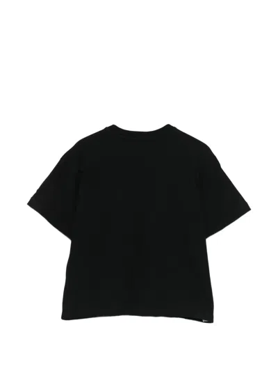 Msgm Sequin-embellished T-shirt In Black