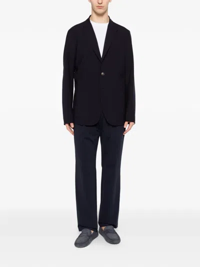 Herno Elasticated Trousers In Blue