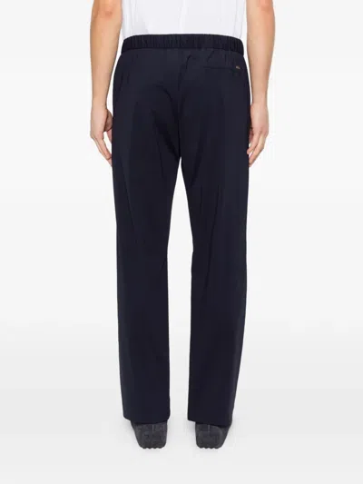 Herno Elasticated Trousers In Blue