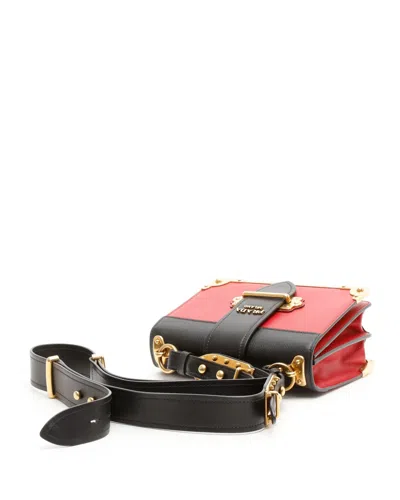 Prada Cahier Bag In Red