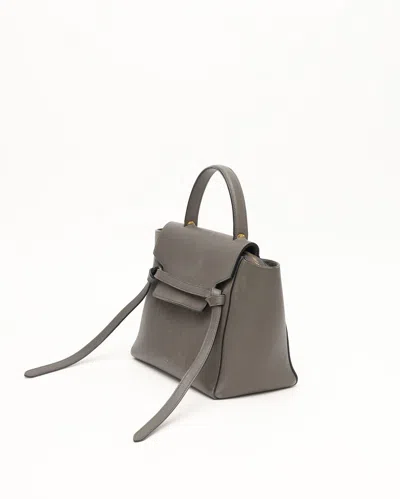 Celine Céline Micro Belt Bag In Gray