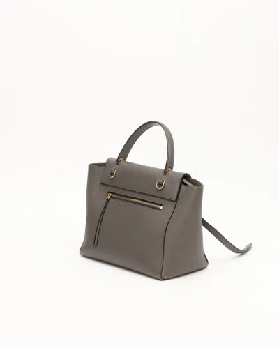 Celine Céline Micro Belt Bag In Gray