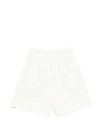 Msgm Logo-print Shorts In Neutral