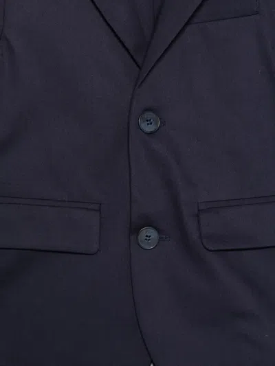 Fay Buttoned Pocket Blazer In Blue