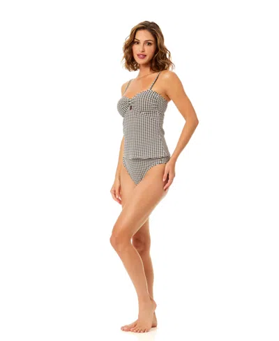 Cece Keyhole Tankini In Black