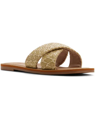 Roxy Andreya Raffia Slide Sandal