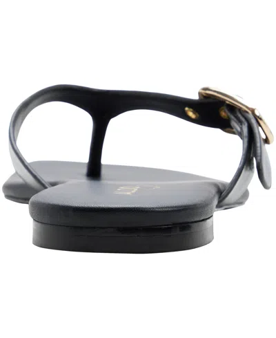 Aldo Leonnia Buckle Flip Flop In Red