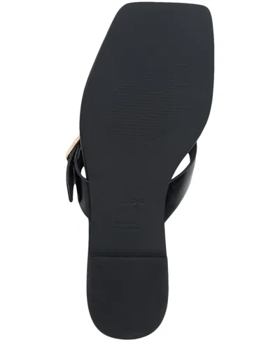 Aldo Leonnia Buckle Flip Flop In Red