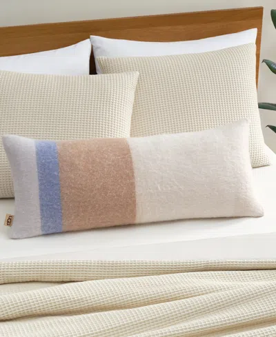 Ugg Simona Faux Mohair Bolster Pillow, 14" X 36" In Multi