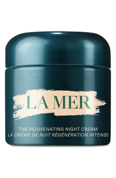 La Mer Rejuvenating Night Cream With Marine Retinol Alternative For Anti-aging In Blue