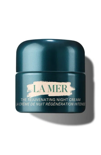 La Mer Rejuvenating Night Cream With Marine Retinol Alternative For Anti-aging In Blue