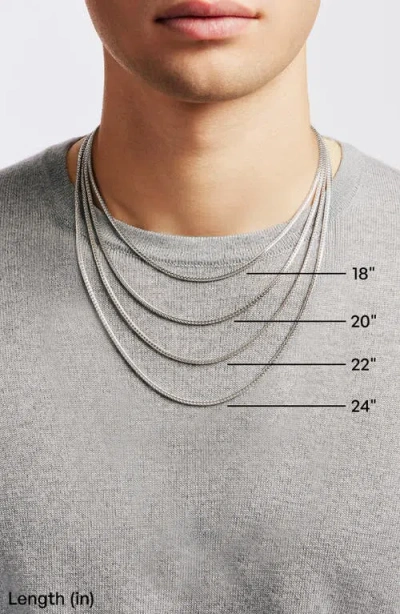 John Hardy Chains Curb Silver 3 In Pattern