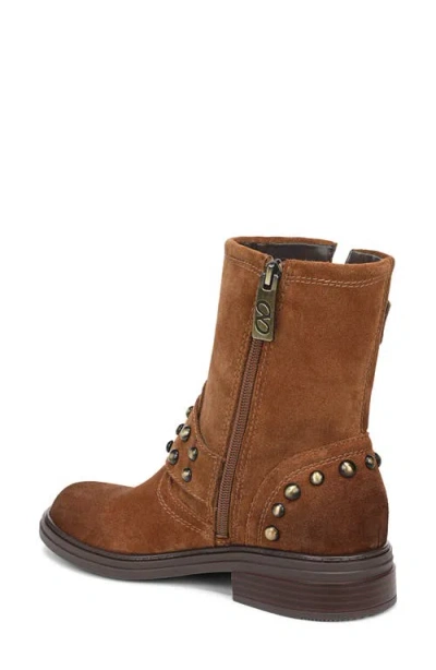 Naturalizer Optimus Stud Moto Boot In Brown