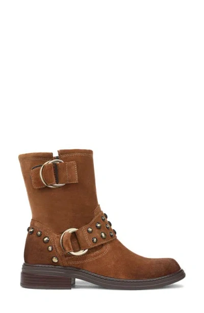 Naturalizer Optimus Stud Moto Boot In Brown