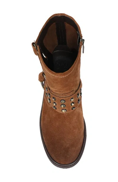 Naturalizer Optimus Stud Moto Boot In Brown