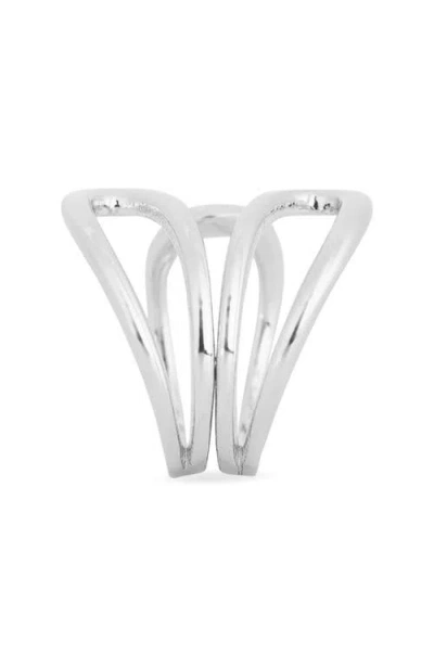 Nordstrom Rack Demi Fine Spiral Wrap Ring In Pattern