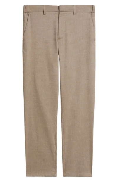 Nordstrom Flat Front Pants In Neutral