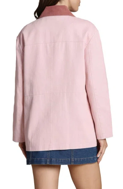 Avec Les Filles Cotton Barn Jacket In Pattern