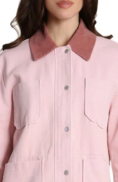 Avec Les Filles Cotton Barn Jacket In Pattern