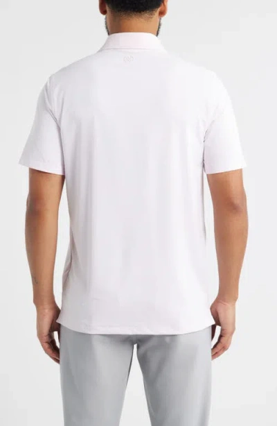 G/fore Feeder Stripe Performance Polo In White