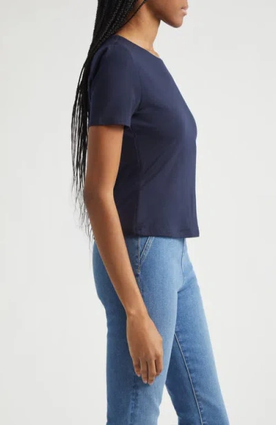 Veronica Beard Benedict Jersey T-shirt In Blue