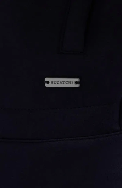 Bugatchi Soft Touch Blouson Knit Jacket In Blue