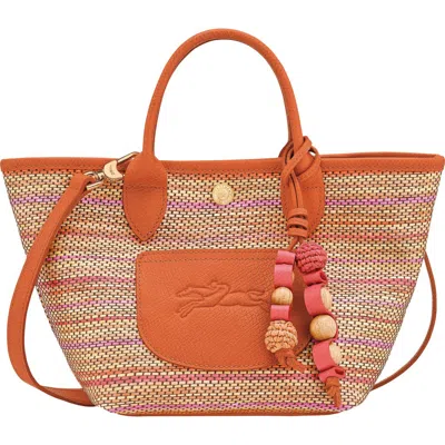 Longchamp Extra Small Le Pliage Panier Rainbow Top Handle Bag In Pattern
