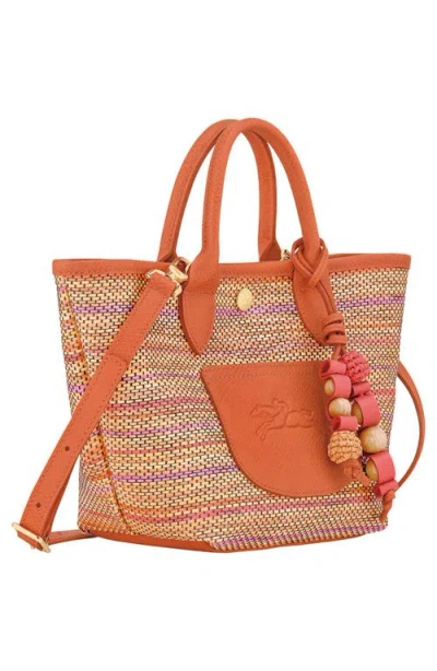 Longchamp Extra Small Le Pliage Panier Rainbow Top Handle Bag In Pattern