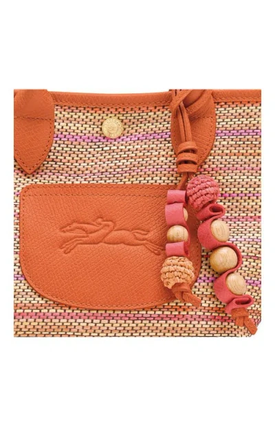 Longchamp Extra Small Le Pliage Panier Rainbow Top Handle Bag In Pattern