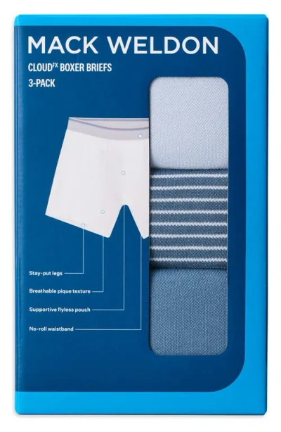Mack Weldon 3-pack Cloud Fx Boxer Briefs In Gray