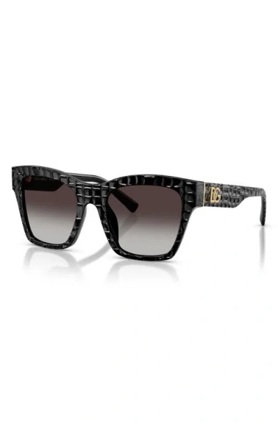 Dolce & Gabbana Square-frame Sunglasses In Black