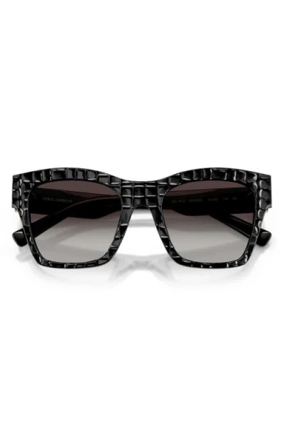 Dolce & Gabbana Square-frame Sunglasses In Black