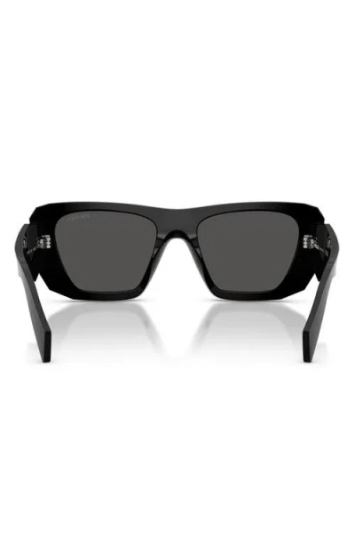 Prada 53mm Square Sunglasses In Black