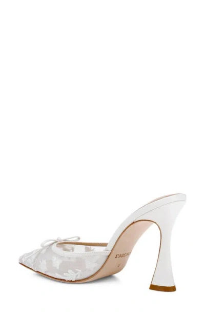 L'agence Prasad Pointed Toe Mule In White