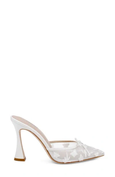 L'agence Prasad Pointed Toe Mule In White