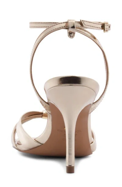 Arezzo Rumi Ankle Strap Sandal In Silver