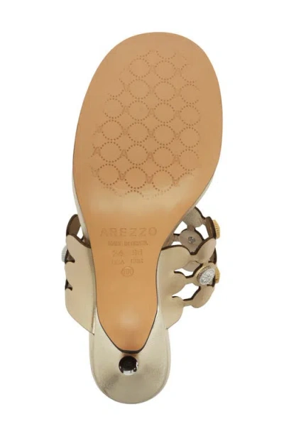 Arezzo Haven Sandal In Neutral