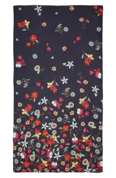 Echo Falling Flowers Wrap In Blue