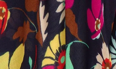 Echo Falling Flowers Wrap In Blue